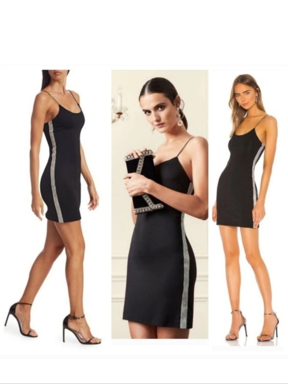 Alice + Olivia Noni Embellished Mini Bodycon Dress 2 View 2